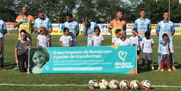 Campanha Declare seu Amor recebe apoio durante final do Campeonato Rondoniense de futebol