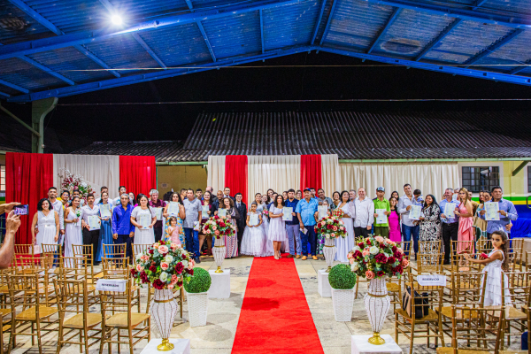 Mais de 30 Casais participam de casamento comunitário em São Miguel e Nova Brasilândia