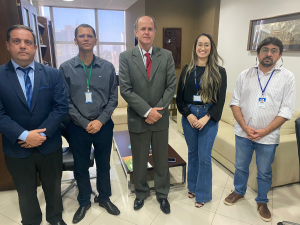 Novos gestores da Central de mandados visitam a Corregedoria